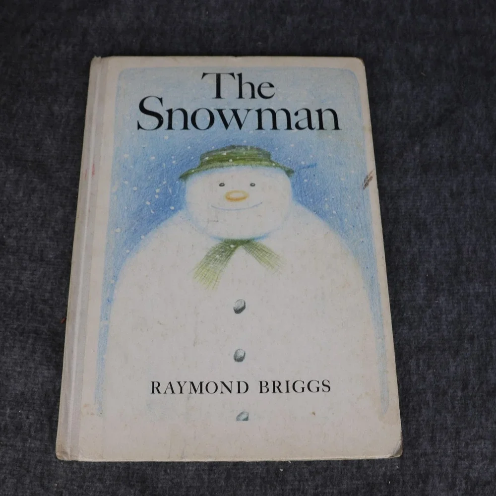 Vintage The Snowman Raymond Briggs White HC Random House Kids Christmas